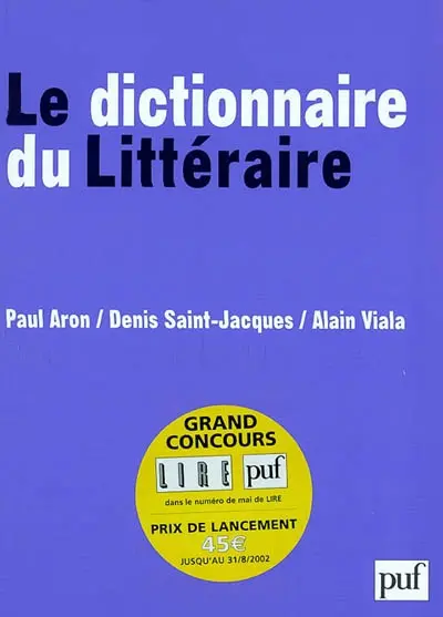 Le dictionnaire du littéraire