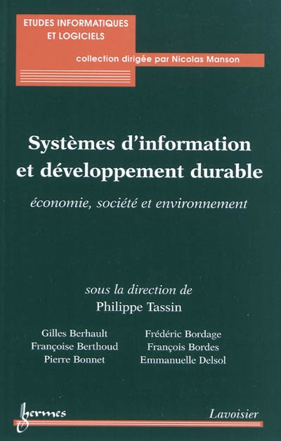 Systèmes d'information et développement durable : économie, société et environnement