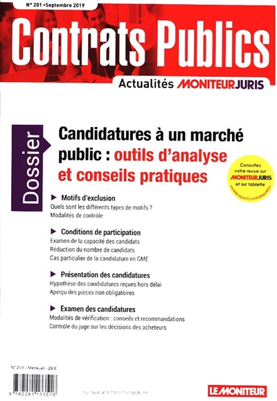 Contrats publics,...
