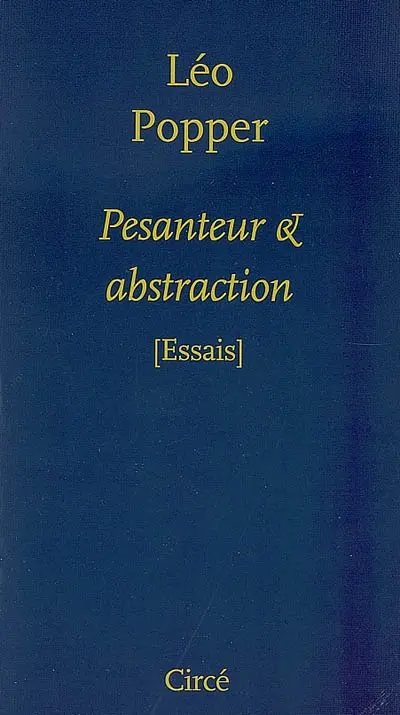 Pesanteur et abstraction