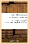 De l'influence des sociétés...