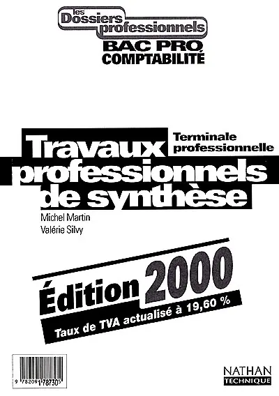 Travaux professionnels de synthèse, terminale professionnelle, bac pro comptabilité : élève