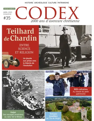 Codex : 2.000 ans d'aventure chrétienne, n° 35. Teilhard de Chardin : entre science et religion : un jésuite aux prises avec la théorie de l'évolution
