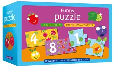 Funny puzzle : ik leer tellen. Funny puzzle : j'apprends à compter