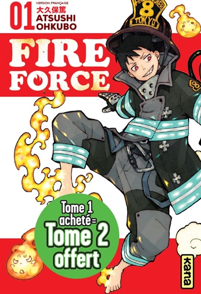 Fire force : tome 1 acheté = tome 2 offert