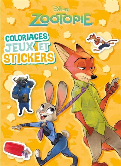 Zootopie : coloriages, jeux et stickers
