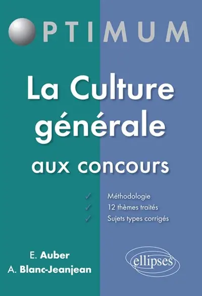 La culture générale aux concours
