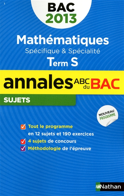 Mathématiques, spécifique &...