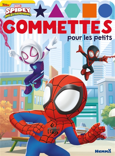 marvel spidey et ses amis extraordinaires : gommettes pour les petits (peter, gwen, miles)