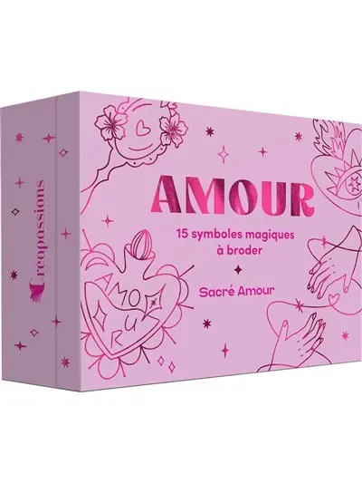 Amour : 15 symboles magiques à broder Amour : 15 symboles magiques à broder