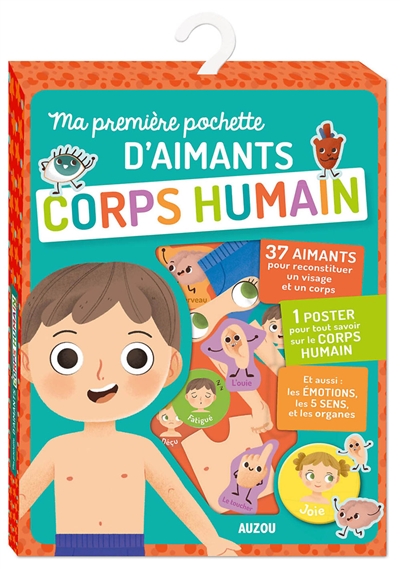 Corps humain : ma première pochette d'aimants