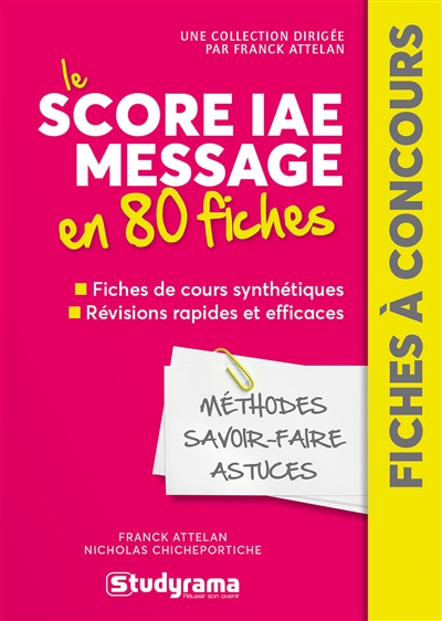 Le Score IAE Message en 80...