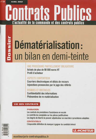 Contrats publics,...