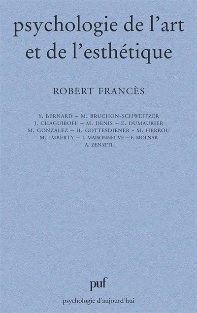 Psychologie de l'art et de l'esthétique