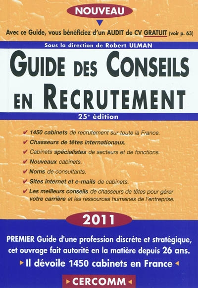 Guide des conseils en recrutement 2011