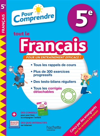 Pour comprendre tout le français 5e : nouveaux programmes