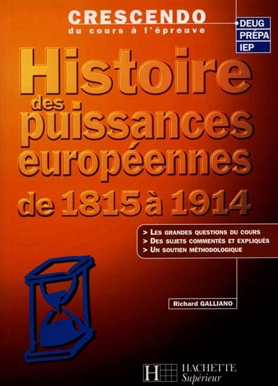 Histoire des puissances européennes de 1815 à 1914