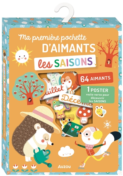 les saisons : ma première pochette d'aimants