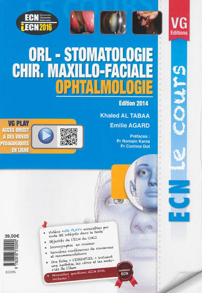 ORL, stomatologie, chirurgie maxillo-faciale, ophtalmologie