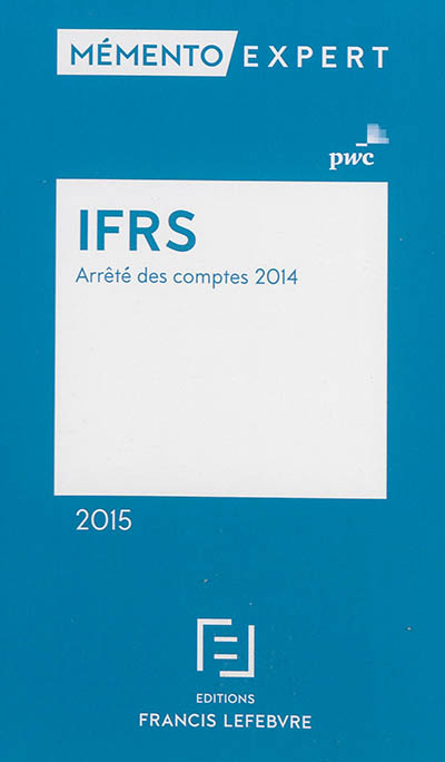 IFRS 2015 : arrêté des...