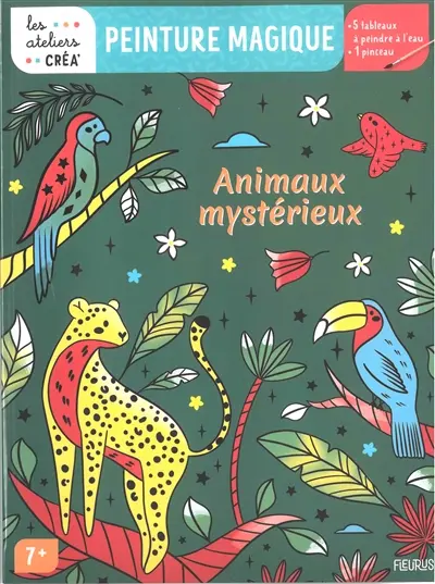 Peinture magique : animaux mystérieux
