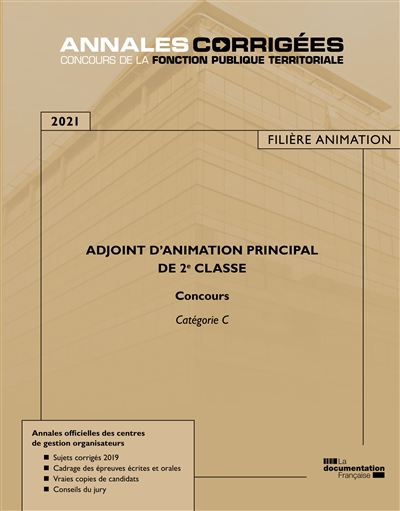 Adjoint d'animation...
