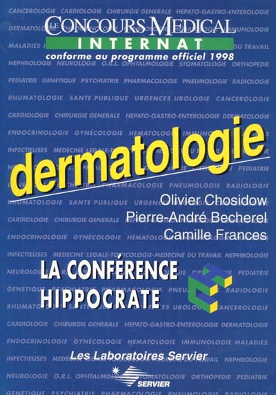 Dermatologie : le concours médical internat conforme au programme officiel 1998