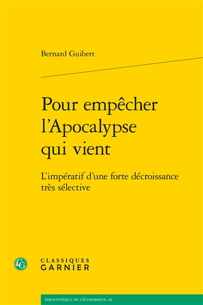 Pour empêcher l'apocalypse...