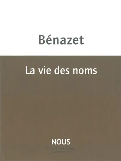 La vie des noms