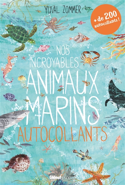 Nos incroyables animaux marins : autocollants