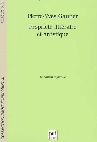 Propriété littéraire et artistique