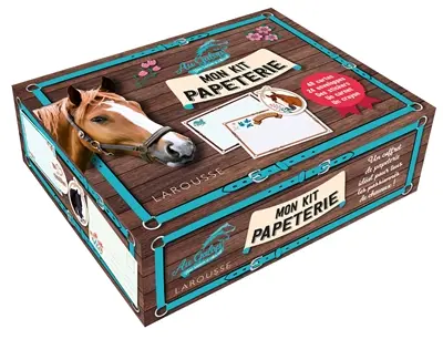 Au galop ! Une saison à cheval : mon kit papeterie