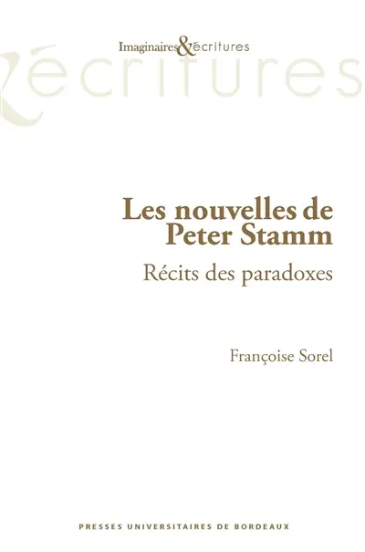 Les nouvelles de Peter Stamm : récits des paradoxes