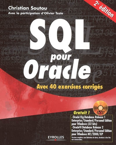 SQL pour Oracle : avec 40 exercices corrigés