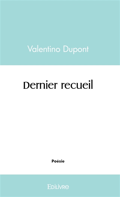 Dernier recueil