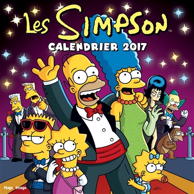 Les Simpson : calendrier 2017