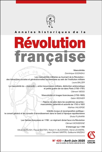 Annales historiques de la...