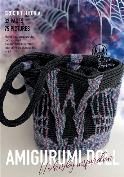 Amigurumi Bag : Wednesday Addams inspired crochet pattern