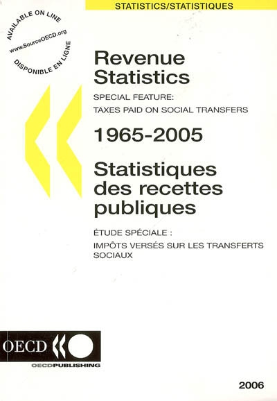 Revenue statistics : special feature, taxes paid on social transfers, 1965-2005. Statistiques des recettes publiques : étude spéciale, impots versés sur les transferts sociaux