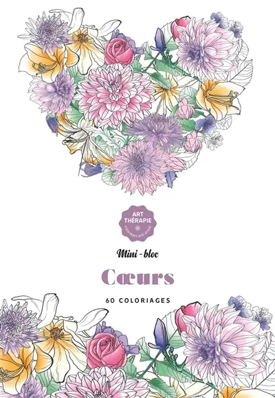 Coeurs : 60 coloriages