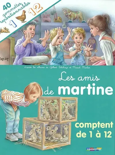 Les amis de Martine comptent de 1 à 12