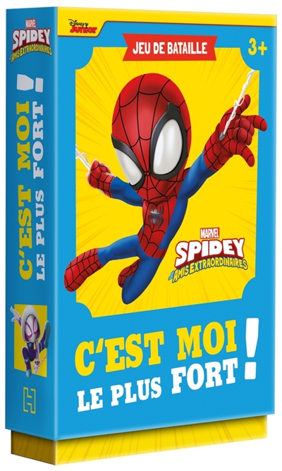 spidey et ses amis extraordinaires : jeu de cartes : c'est qui le plus fort ? marvel