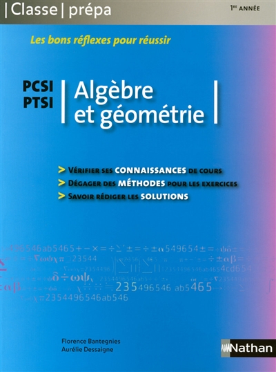 Algèbre et géométrie : PCSI-PTSI