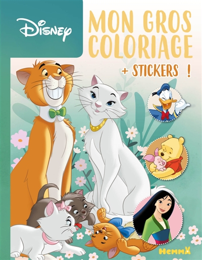 Disney : Mon gros coloriage + stickers ! (Les Aristochats)