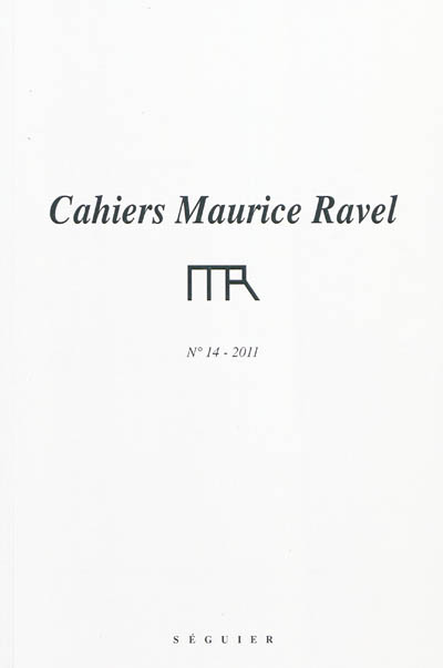 Cahiers Maurice Ravel, n° 14
