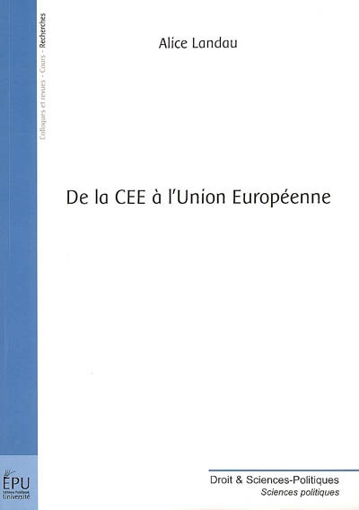 De la CEE à l'Union européenne