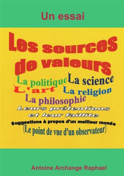 Les sources de valeurs