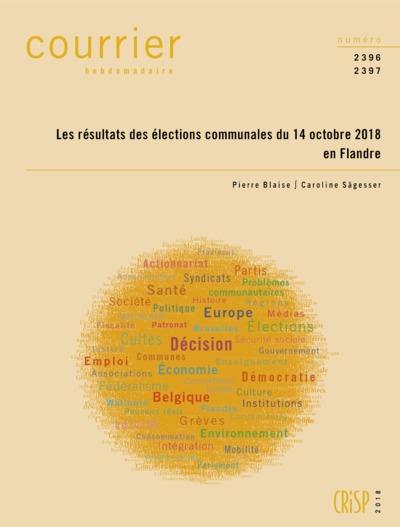 Courrier hebdomadaire, n° 2396-2397. Les résultats des élections communales du 14 octobre 2018 en Flandre