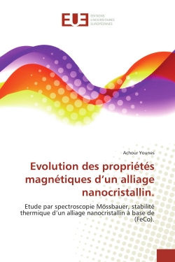Evolution des propriétés...
