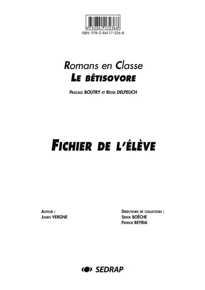 Le bêtisovore : fichier de l'élève